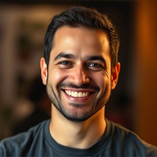Foto de João Paulo Oliveira, instrutor de Python da CodeCrafters Brasil, sorrindo amigavelmente